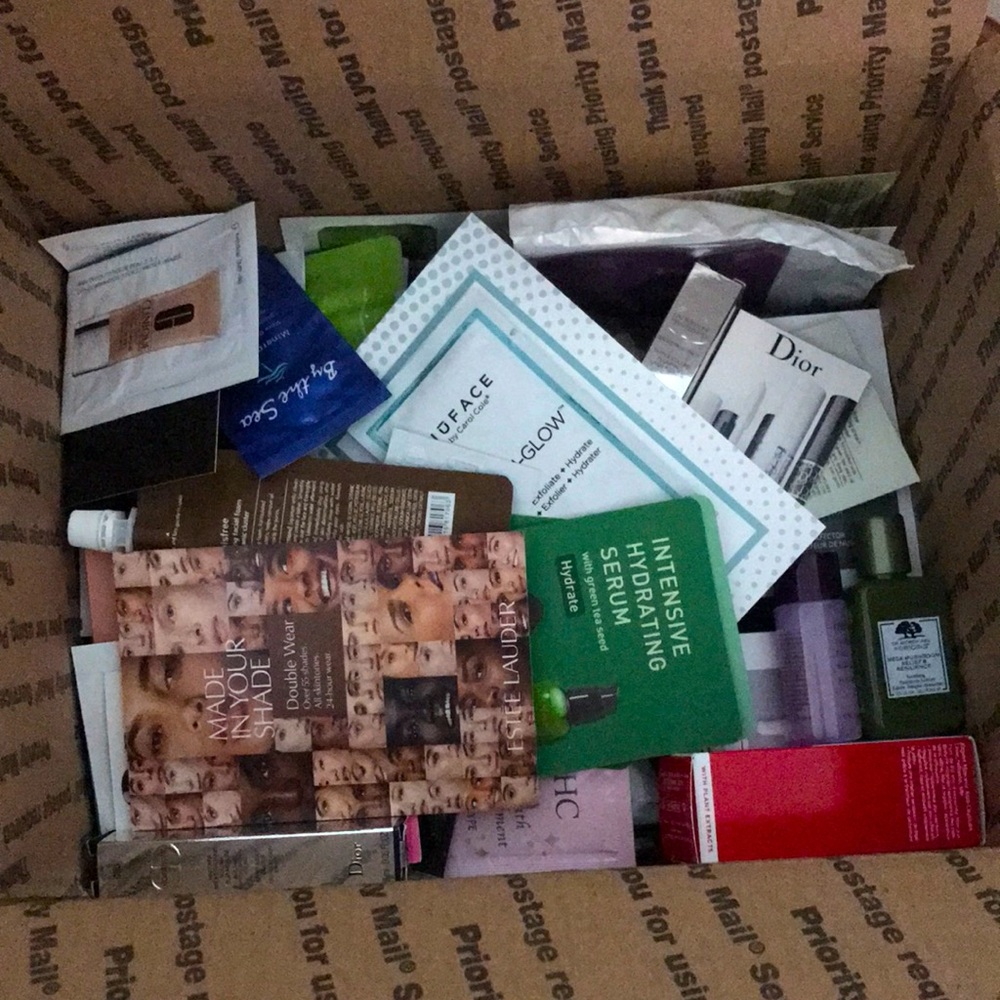 Sample box 40+ qty samples